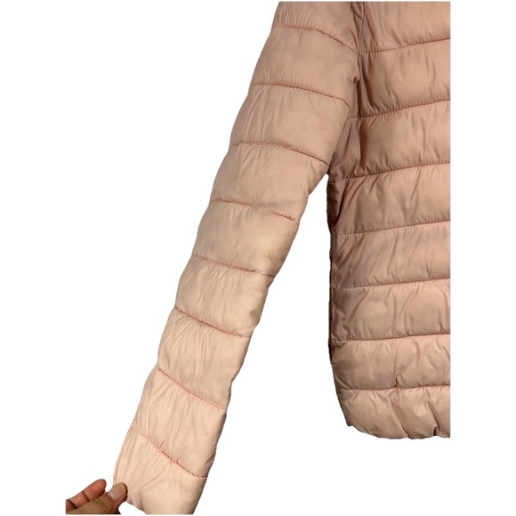 SPRINGFIELD Outerwear Pink Puffer Jacket Light Weight 42/L Soft Girl Coquette - Picture 3 of 8